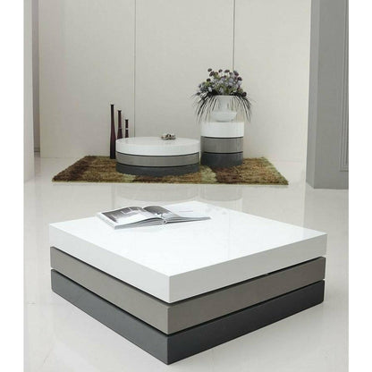 3-Tone Swivel Coffee Table