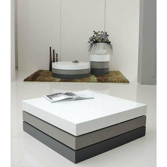 3-Tone Swivel Coffee Table