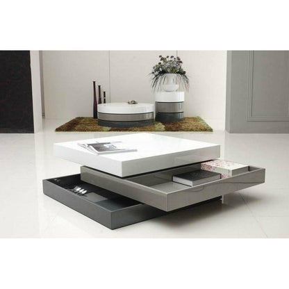3-Tone Swivel Coffee Table