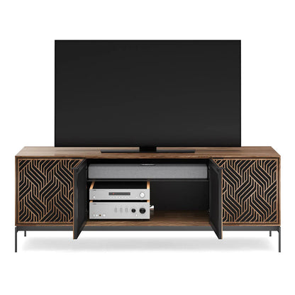 Elements 8709 Weave Media Cabinet with Console Base