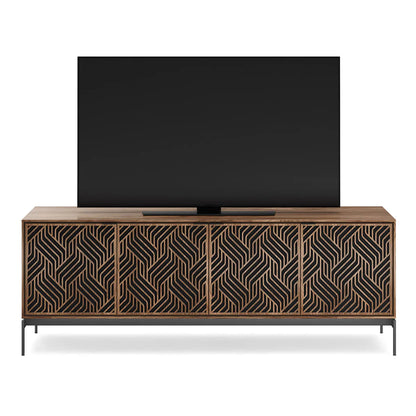 Elements 8709 Weave Media Cabinet with Console Base