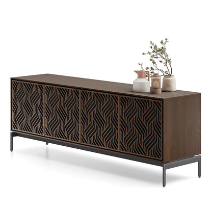 Elements 8709 Weave Media Cabinet with Console Base