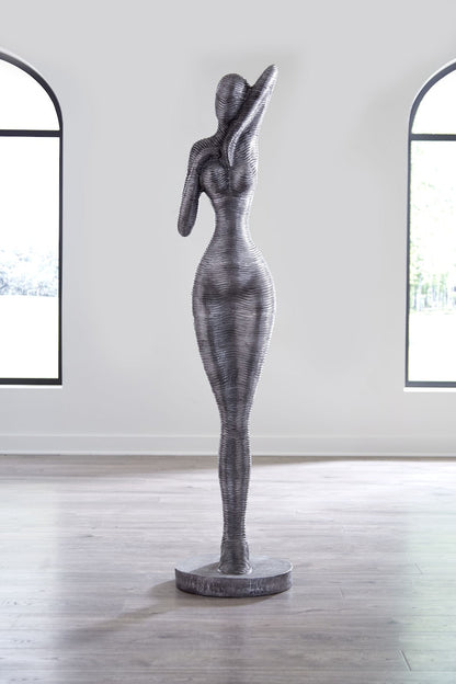 Admiring Standing Sculpture Aluminum