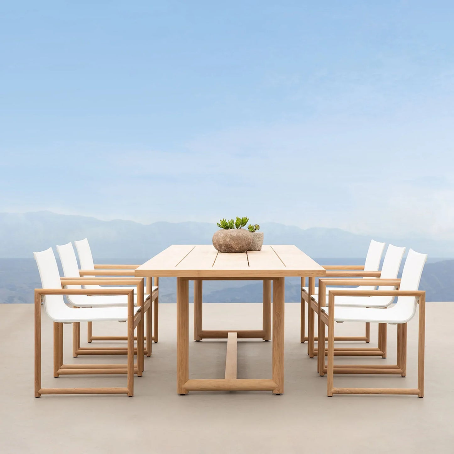 BREEZE XL TEAK DINING TABLE 102