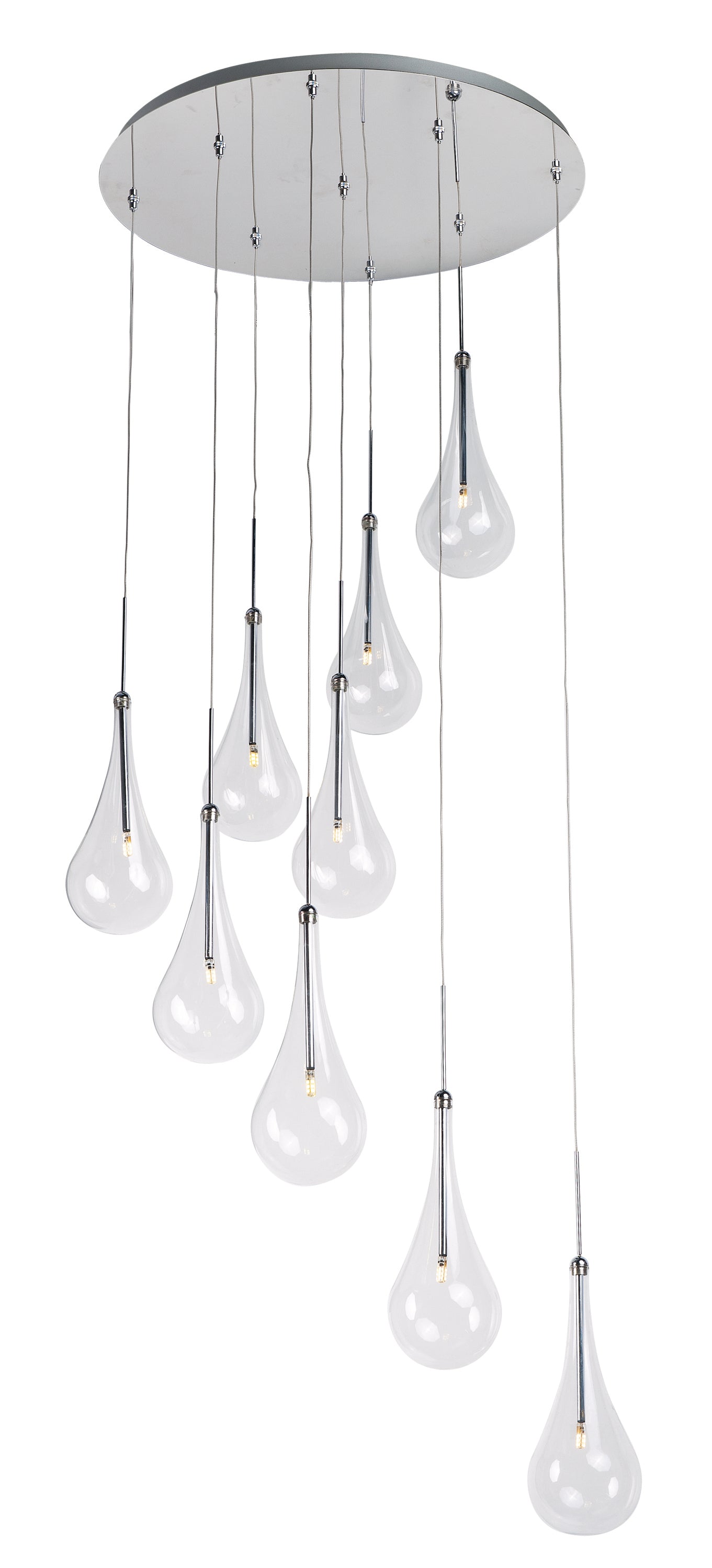 LARMES 9-LIGHT PENDANT ROUND
