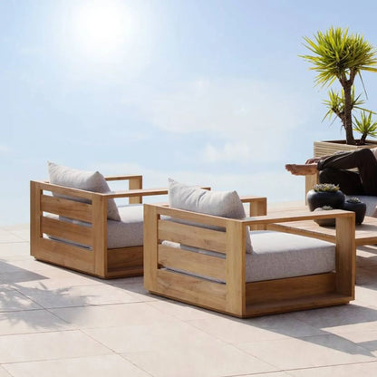 HAYMAN TEAK LOUNGE CHAIR