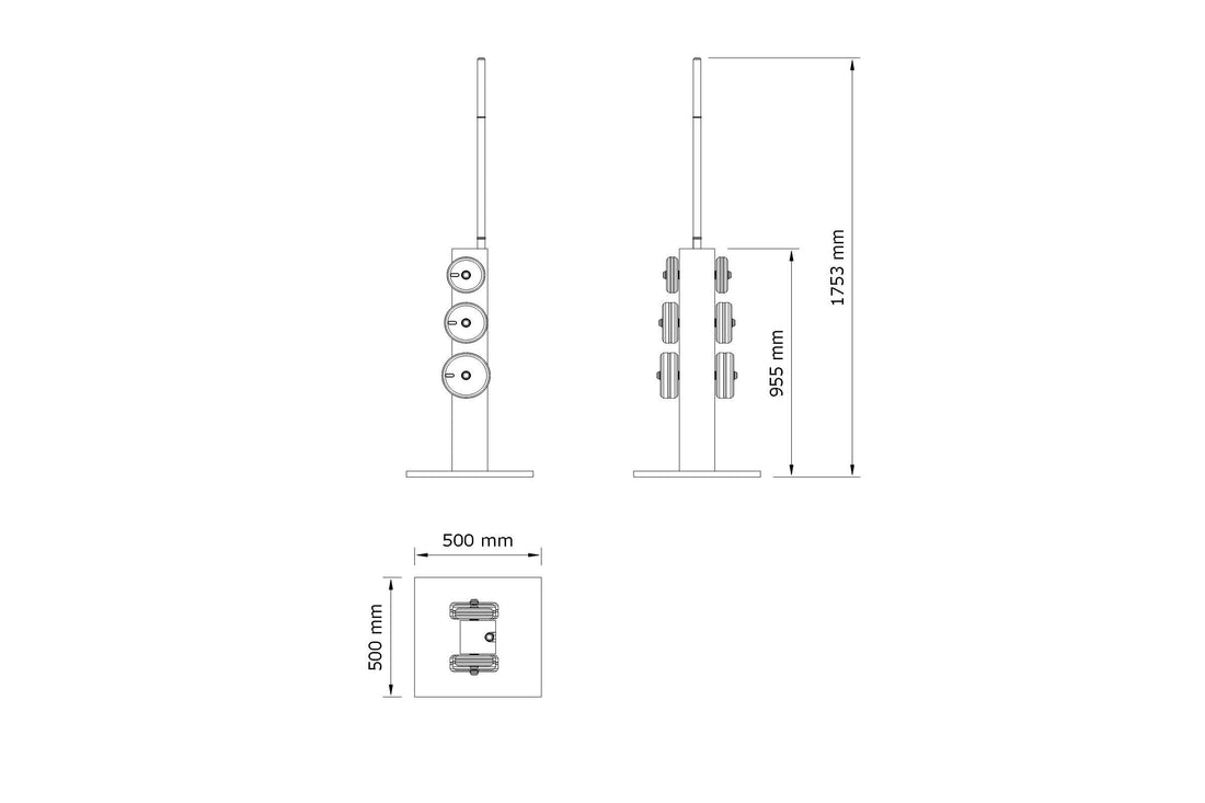 LESNA Barbell & Weight Set