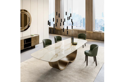 ALISEI CERAMIC TOP DINING TABLE