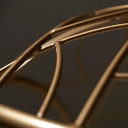 Lucky Bean Hanging Swing Chair in Gold