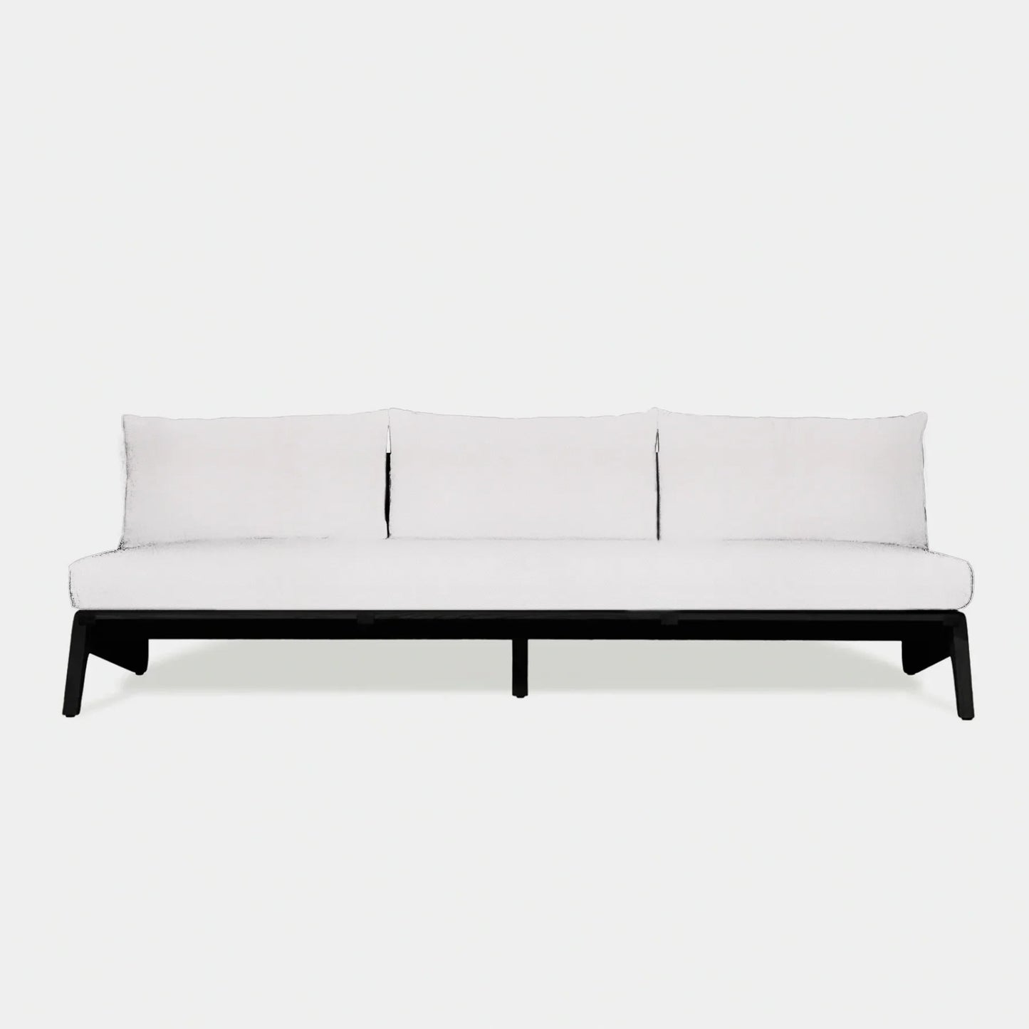 MLB 3 SEAT ARMLESS SOFA