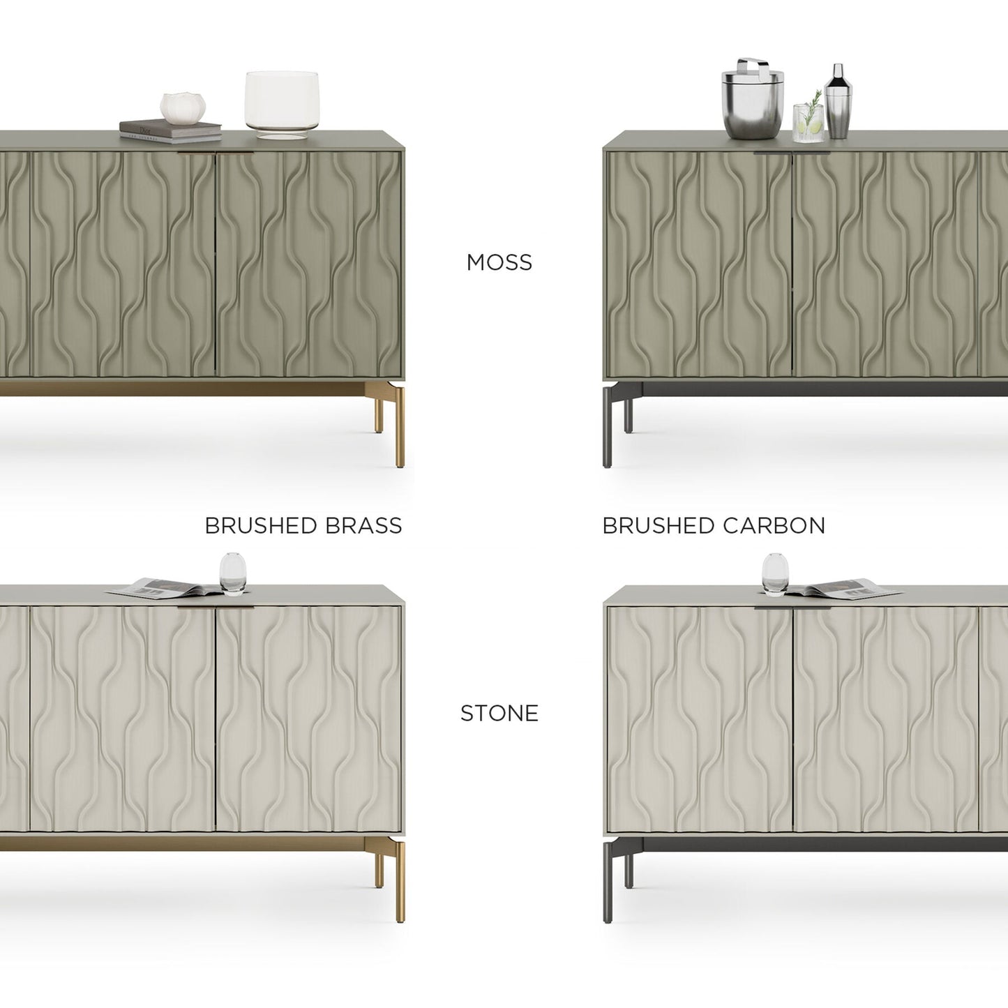 BDI Mesa 7639 4-Door Credenza