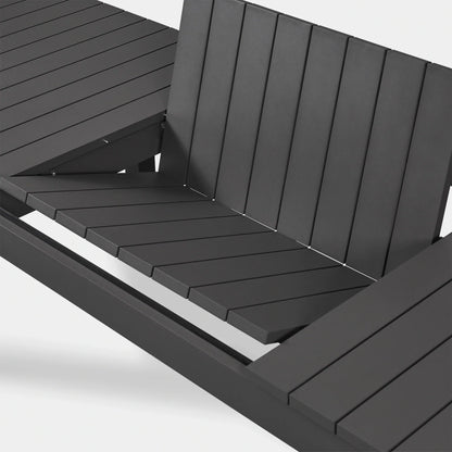 TAVOLO DA PRANZO ESTENSIBILE IN ALLUMINIO PACIFIC