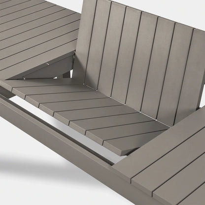 TAVOLO DA PRANZO ESTENSIBILE IN ALLUMINIO PACIFIC