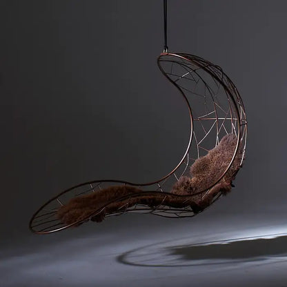 Recliner Hanging Swing Chair in Black