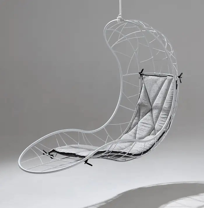Recliner Hanging Swing Chair in Black