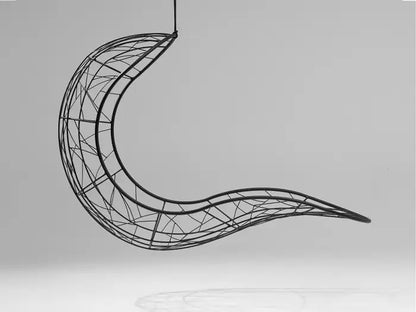 Recliner Hanging Swing Chair in Black