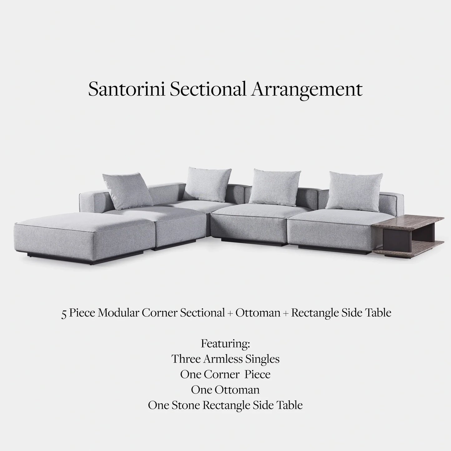 SANTORINI OUTDOOR OTTOMAN
