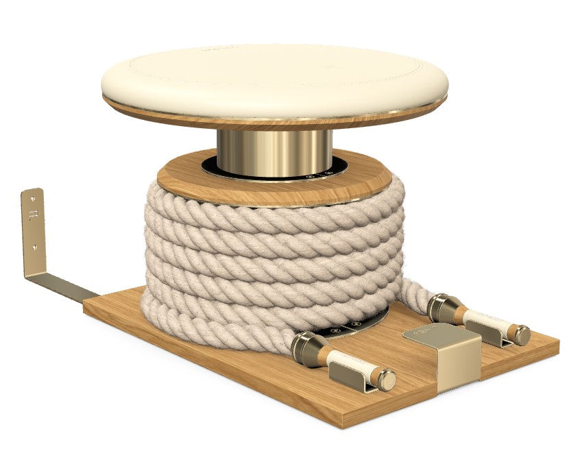 LINA-SET™ PREMIUM GYM BATTLE ROPE (WITH A STAND)