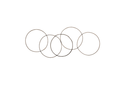 Olympic Wall Hanging Reclaimed Oil Drums Rims, 5 Rings (Copy)