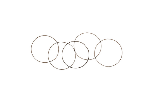 Olympic Wall Hanging Reclaimed Oil Drums Rims, 5 Rings (Copy)