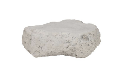 Cast Boulder Coffee Table Small , Roman Stone