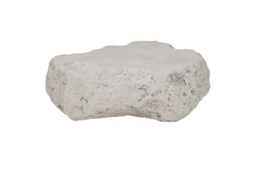 Cast Boulder Coffee Table Small , Roman Stone