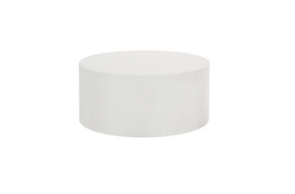 Groovy Coffee Table, White Stone