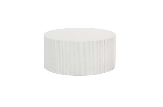Groovy Coffee Table, White Stone