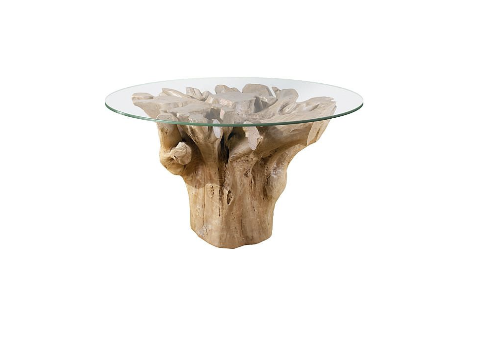 Cast Root Round Dining Table , Bois
