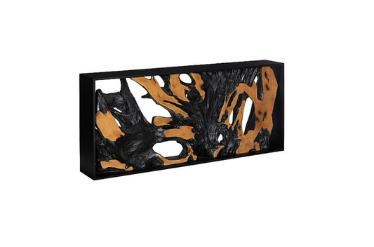 Cast Root Framed Console, Brown