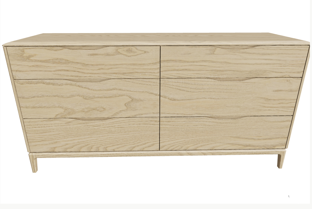River 6 Drawer dresser