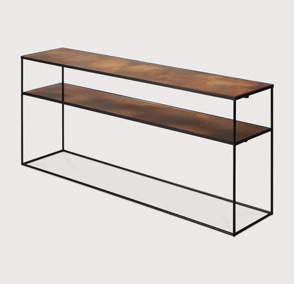 Aged sofa console