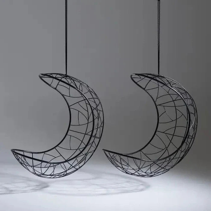 Lucky Bean Hanging Swing Chair in Black