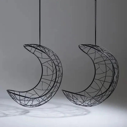 Lucky Bean Hanging Swing Chair in Black