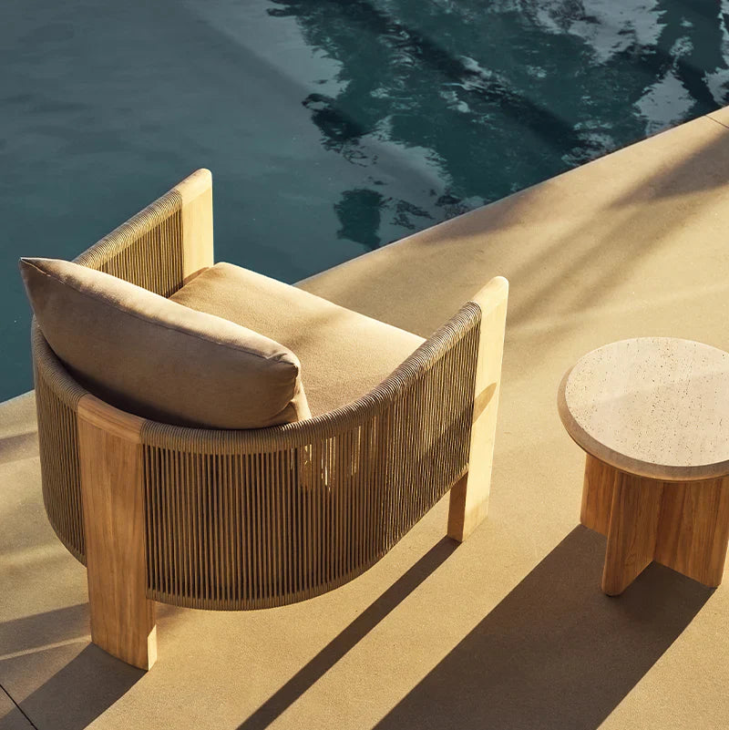 Palm Beach Teak 2 Seat Sofa