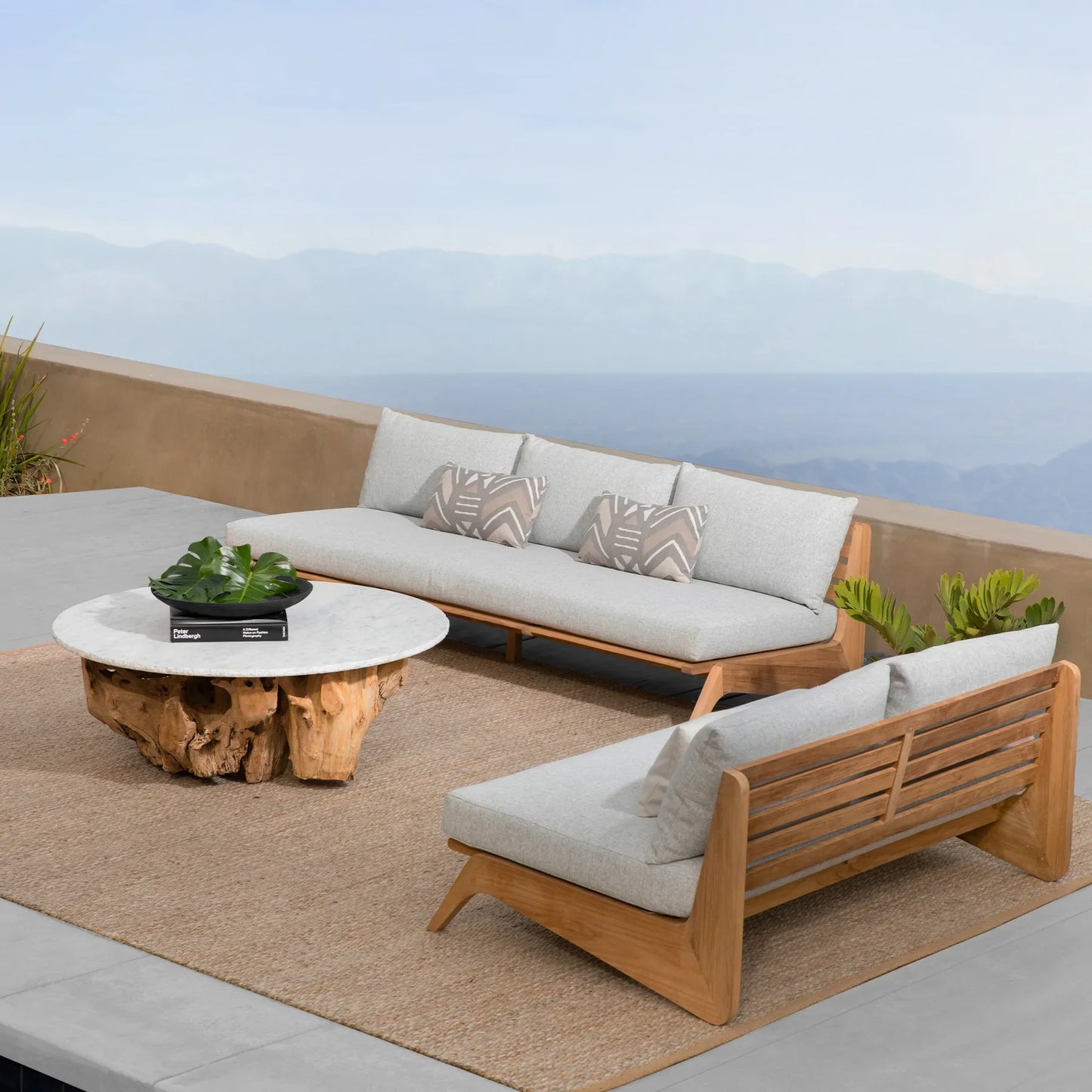 MLB 3 SEAT ARMLESS SOFA
