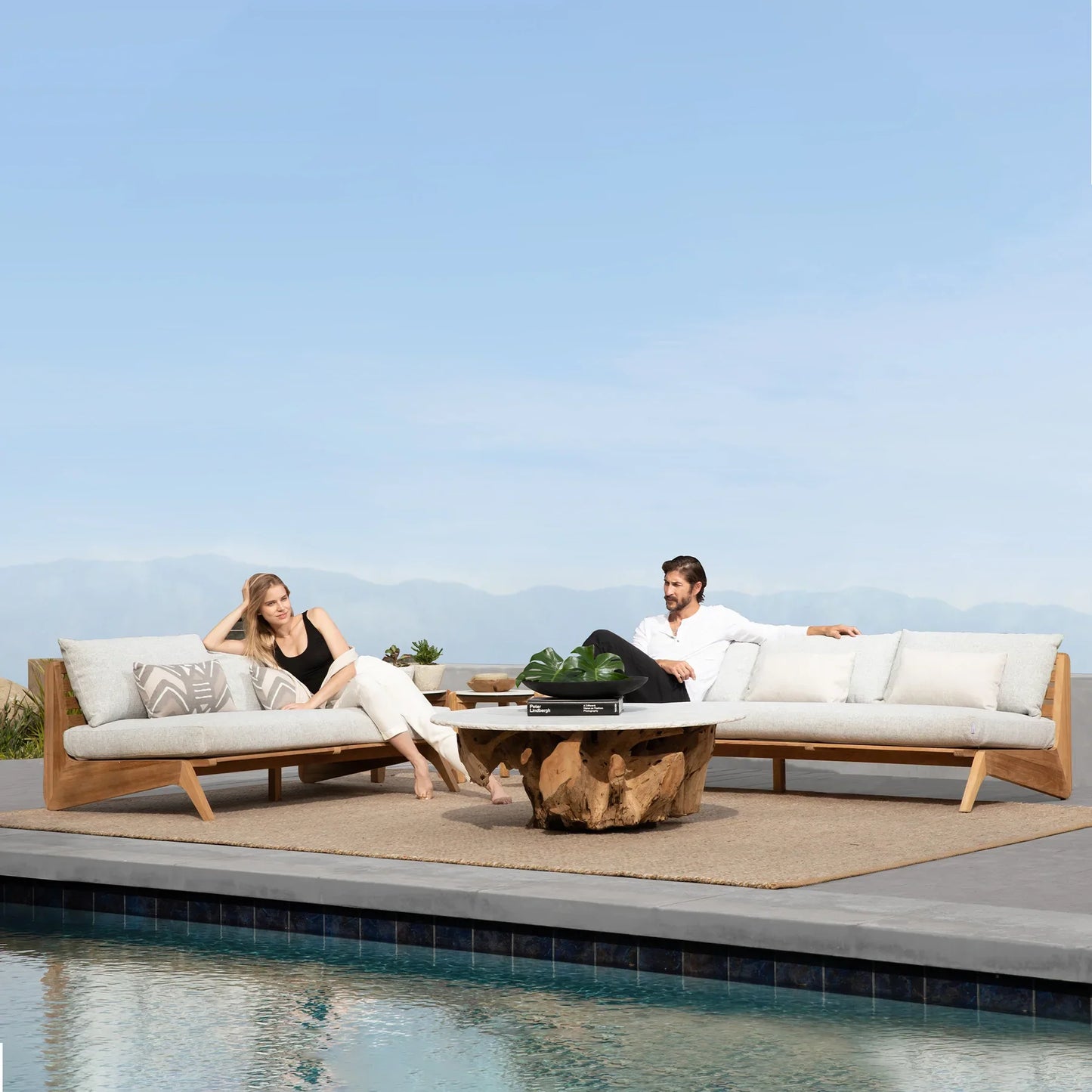 MLB 3 SEAT ARMLESS SOFA