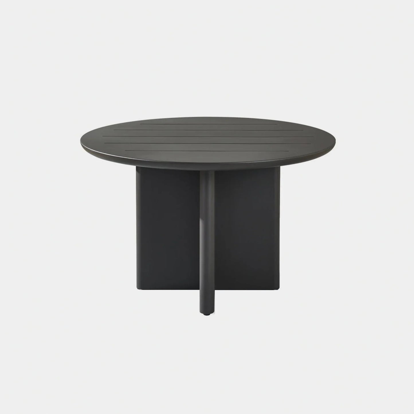 VICTORIA SLATTED ROUND DINING TABLE 48