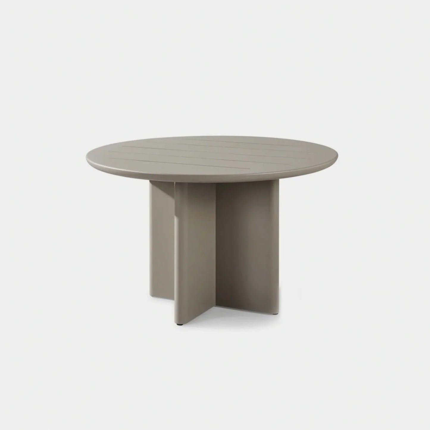 VICTORIA SLATTED ROUND DINING TABLE 48