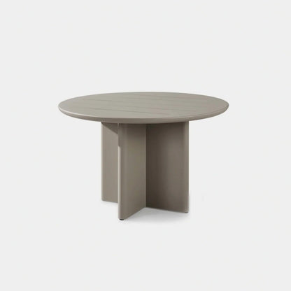 VICTORIA SLATTED ROUND DINING TABLE 48