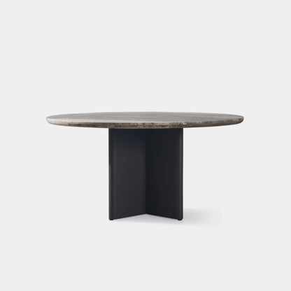 VICTORIA STONE ROUND DINING TABLE 60