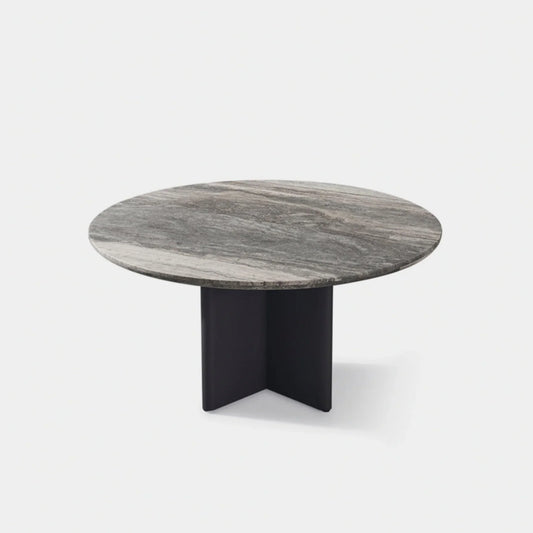 VICTORIA STONE ROUND DINING TABLE 60