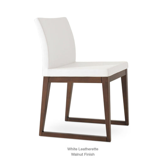 ARIA SLED WOOD CHAIR