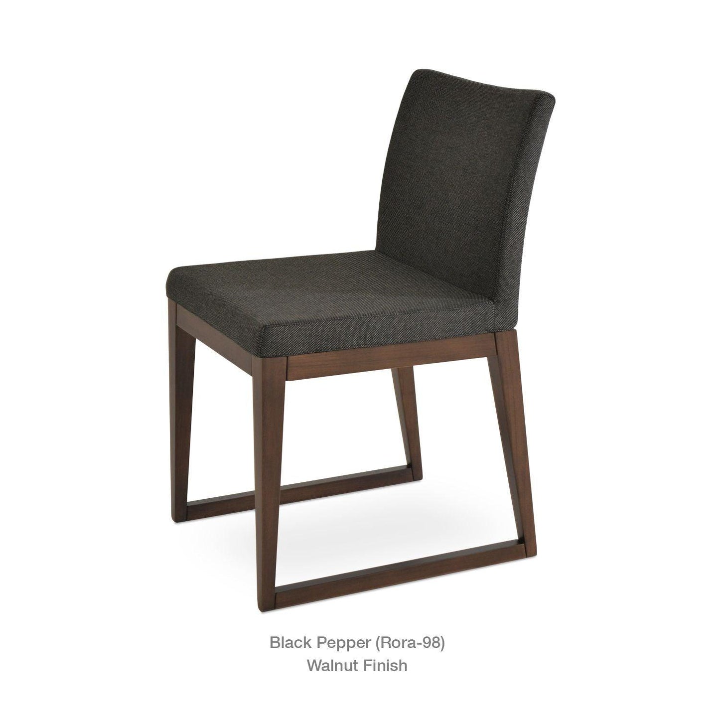 ARIA SLED WOOD CHAIR