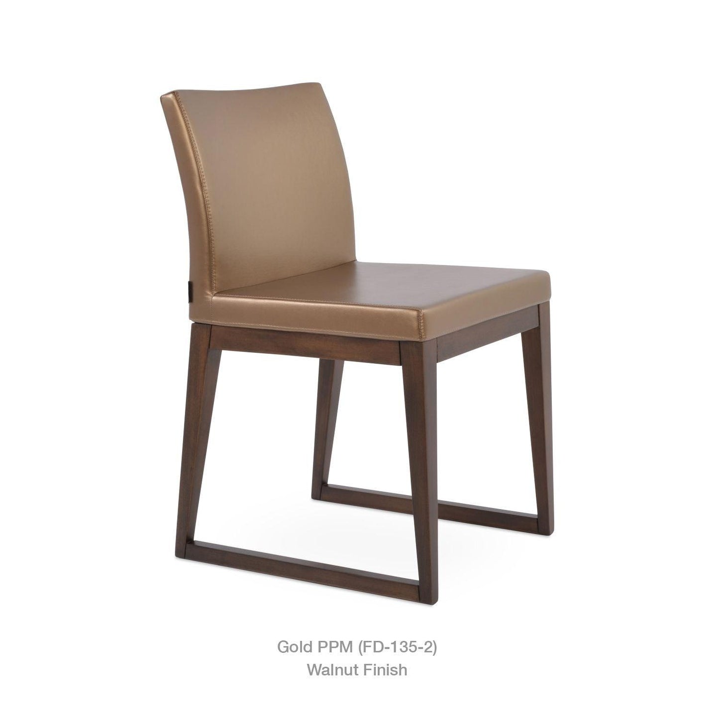 ARIA SLED WOOD CHAIR
