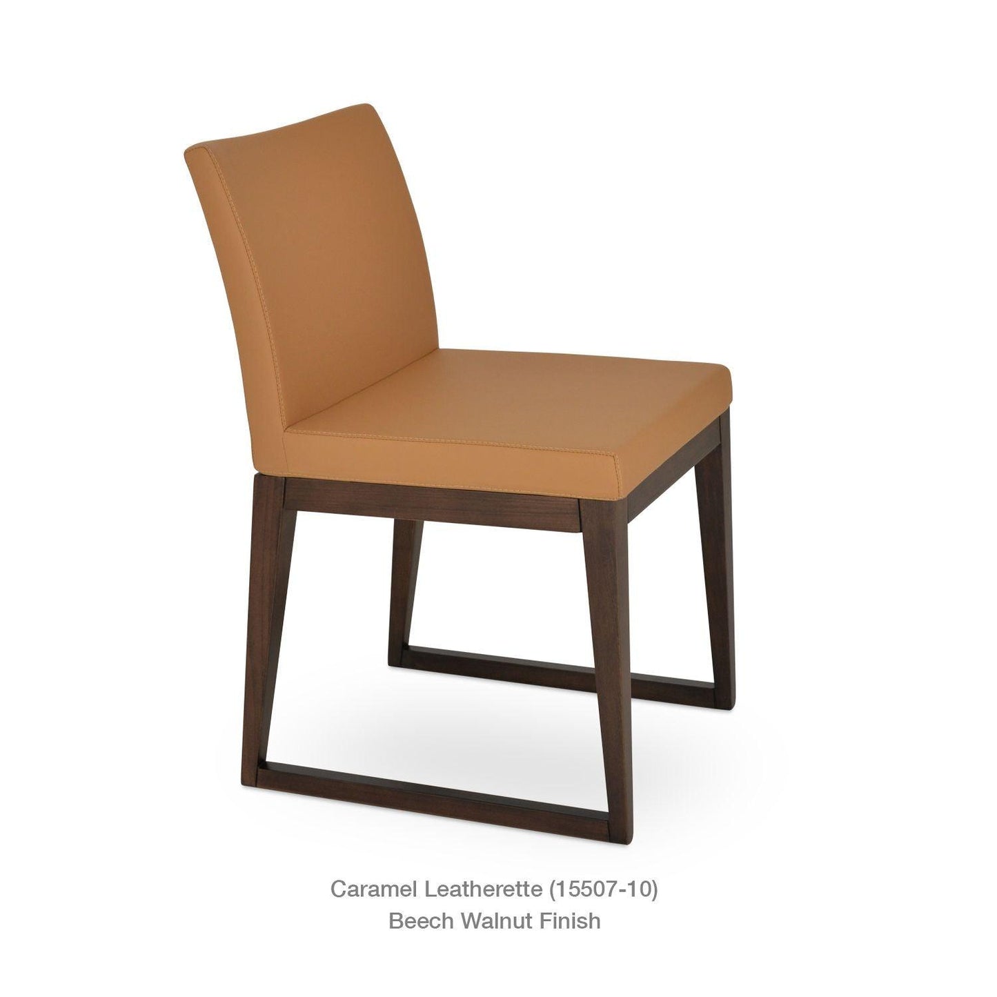 ARIA SLED WOOD CHAIR