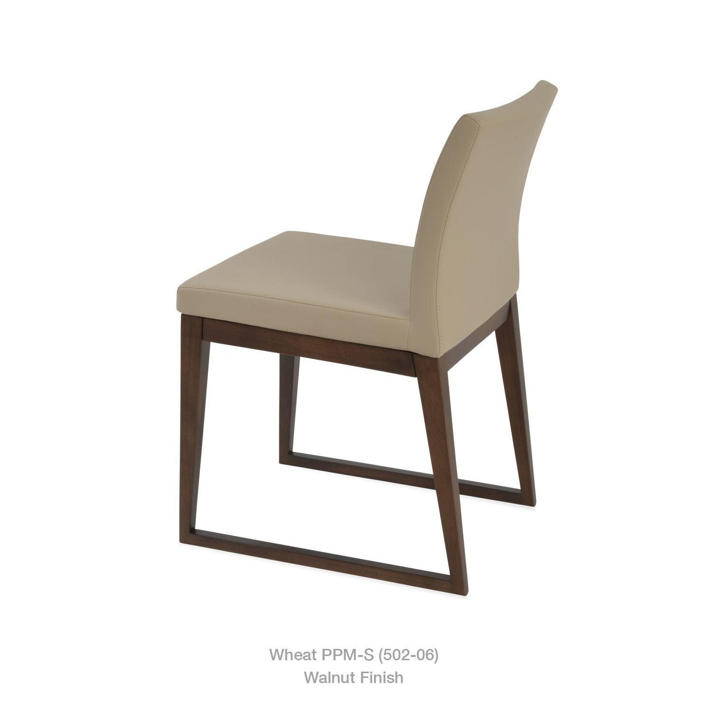 ARIA SLED WOOD CHAIR