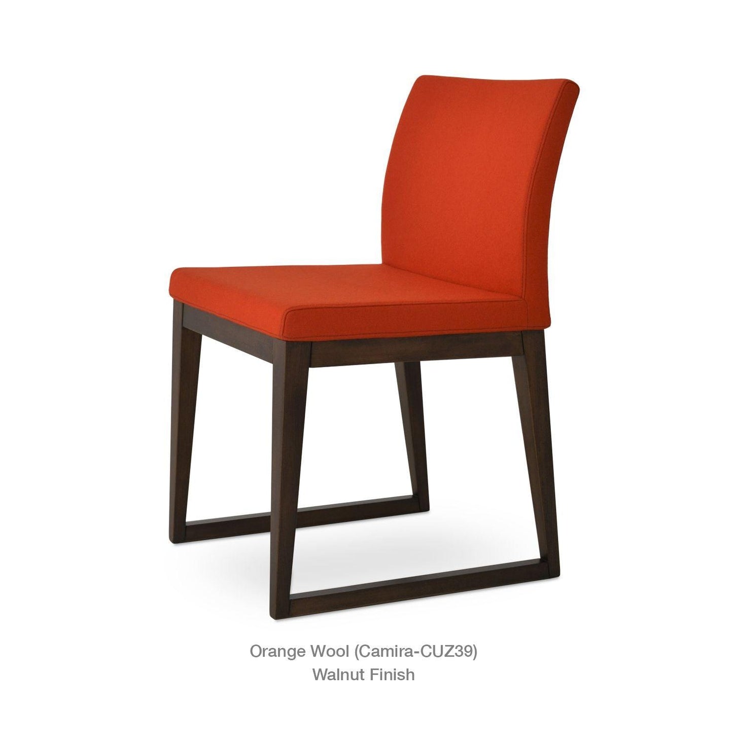 ARIA SLED WOOD CHAIR