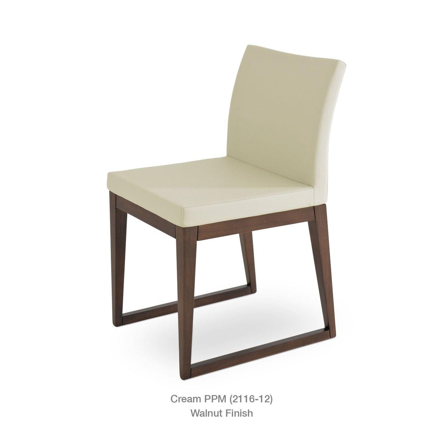 ARIA SLED WOOD CHAIR