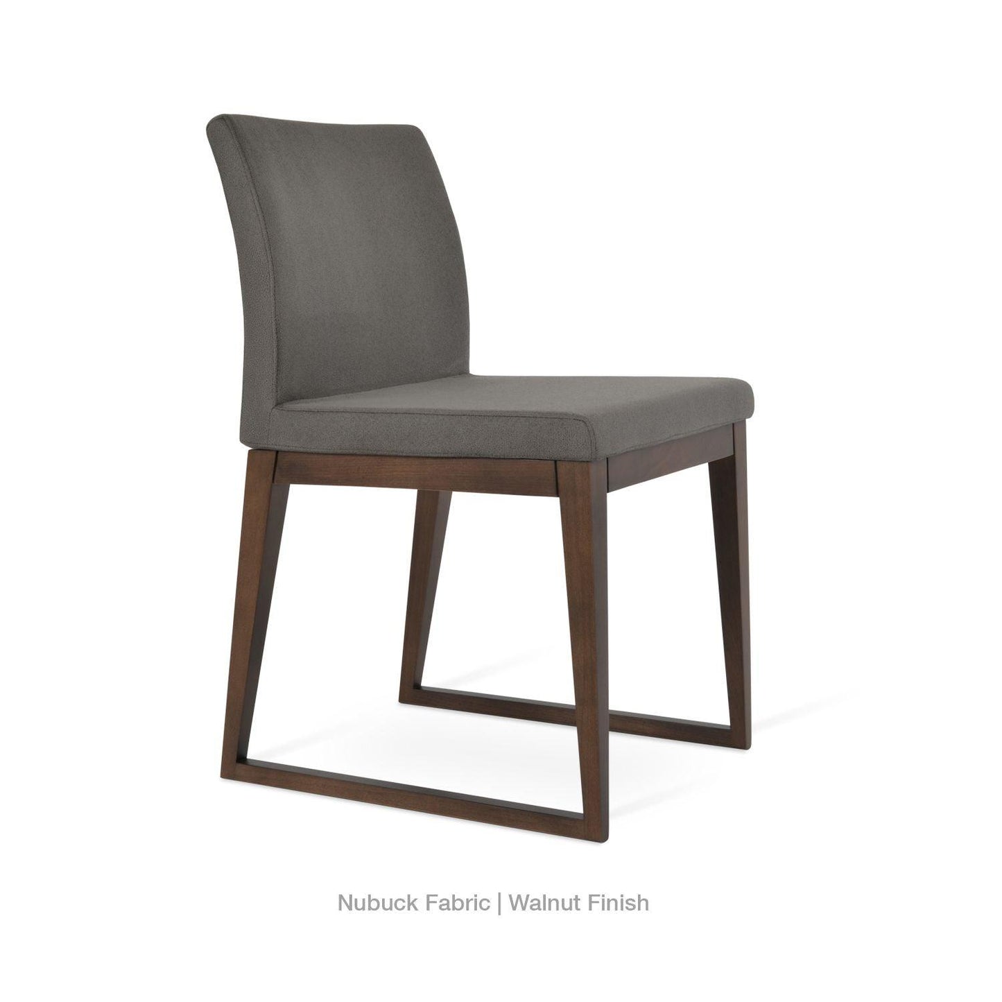 ARIA SLED WOOD CHAIR